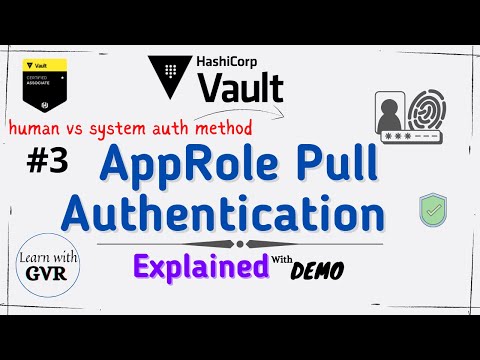 Hashicorp Vault - Human vs. system auth methods - AppRole Pull Authentication - #3