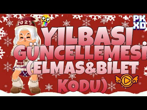 YILBAŞI GÜNCELLEMESİ İNCELEDİM!💙☃️//ETKİNLİK BİLETİ&ELMAS KODU//PK XD
