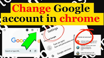 How to change/switch Google account in chrome | Chrome may Google account ko kesay change krain