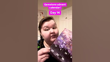 Day 14 of opening a gemstone advent calendar! #gemstoneadventcalendar #adventcalendar #christmas
