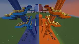 LAVA VS WATER LUCKY BLOCK RACE WITH BROTHER IN MINECRAFT HINDI