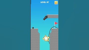 draw bridge game level 87 | #trending #youtubeshorts #gaming #shortsfeed #youtube #shorts #funny