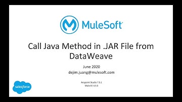 Call a Java method from a JAR file in DataWeave