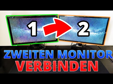 Mehrere Monitore an einem PC anschließen & konfigurieren | Tutorial für Win 7, 8 und 10