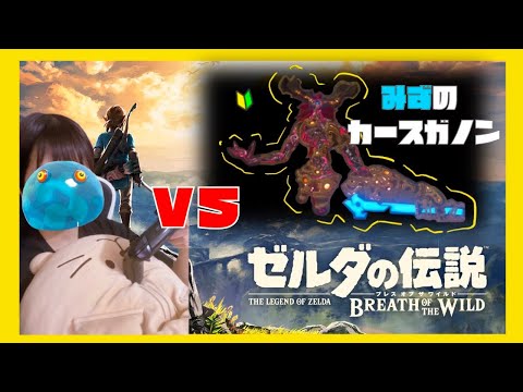【イイコチャンネル。】『ゼルダの伝説 ブレス オブ ザ ワイルド』初心者イイコの水のカースガノン戦【配信切り抜き】