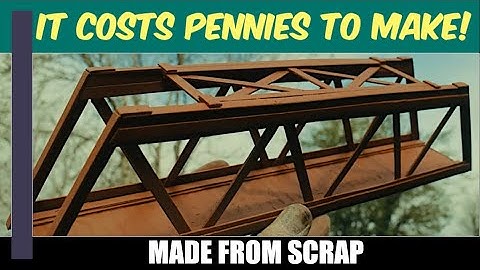 Build this HO / OO Model Train Bridge - Réseau, Modellini di treni, Modelleisenbahnen #modeltrain
