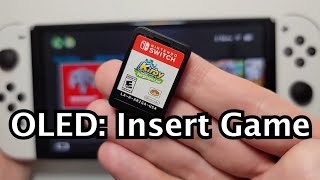 Nintendo Switch OLED: How to Insert / Remove Game Card screenshot 2