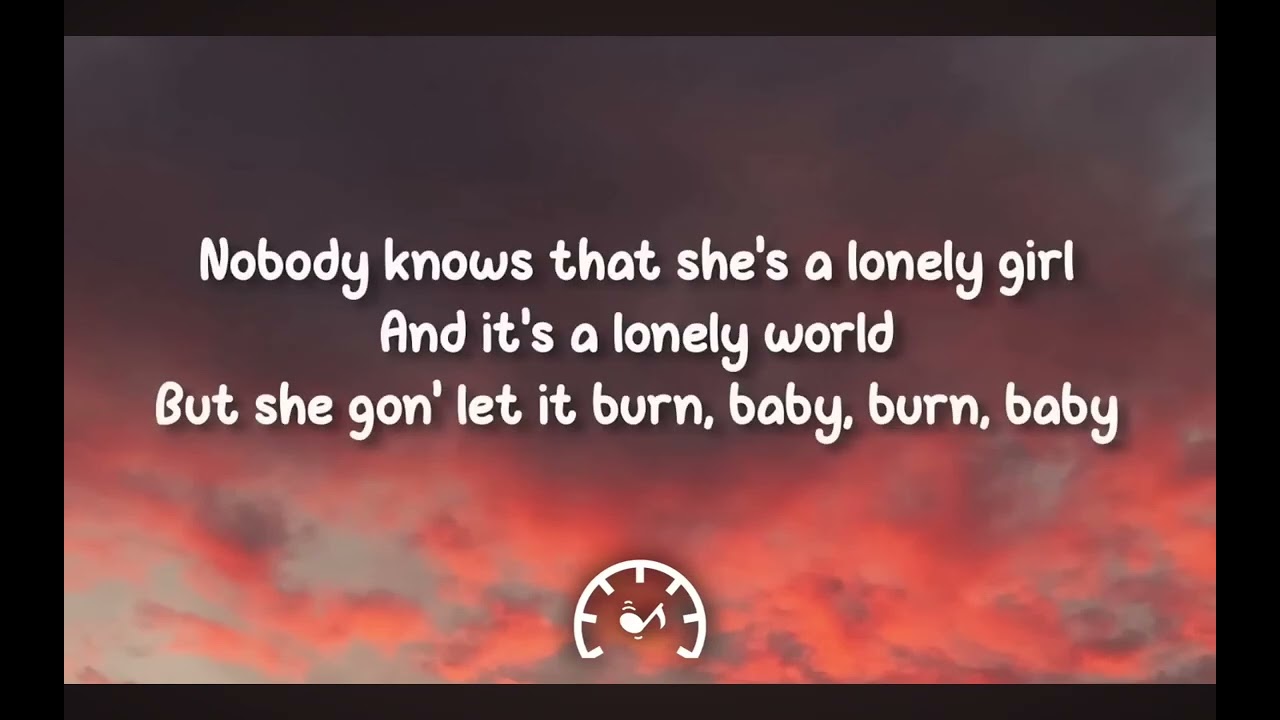 This  gril is on fire music