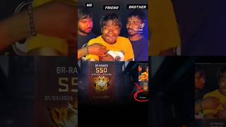 rank ka season. Change hota ha tob mera dost reakshon🤣🤣 #freefire