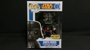 Chrome Darth Vader (Hot Topic Exclusive) Funko POP! Vinyl Figure Unboxing + Review
