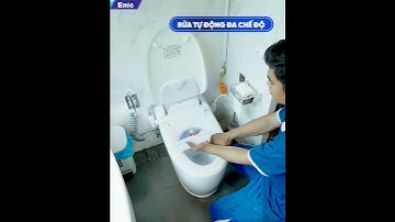 Dùng là mê! Bồn cầu thông minh tự động xả nước nhanh chóng, tiện lợi, dễ dàng sử dụng