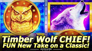ALL NEW Timber Wolf Chief Slot Machine! Fun Bonuses w @VegasAlbert at Orleans in Las Vegas!