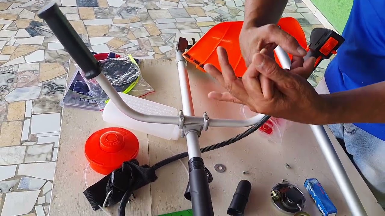 Roçadeira a Gasolina Knakasaki 65 CC 3 HP – Unboxing, Montagem Completa e Teste!