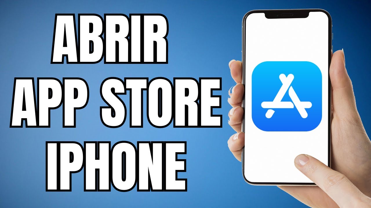 Como abrir app store en el iphone - YouTube
