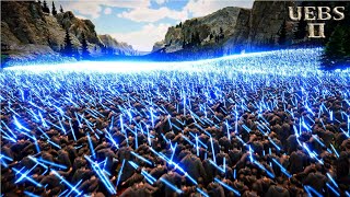 Unleashing Jedi Power: Light Sabers vs Dark Forces | Ultimate Epic Battle Simulator 2 | UEBS 2