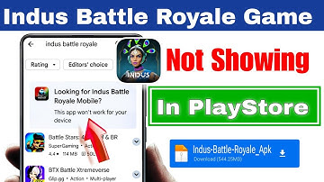 Indus battle royale not showing in play store | This app won