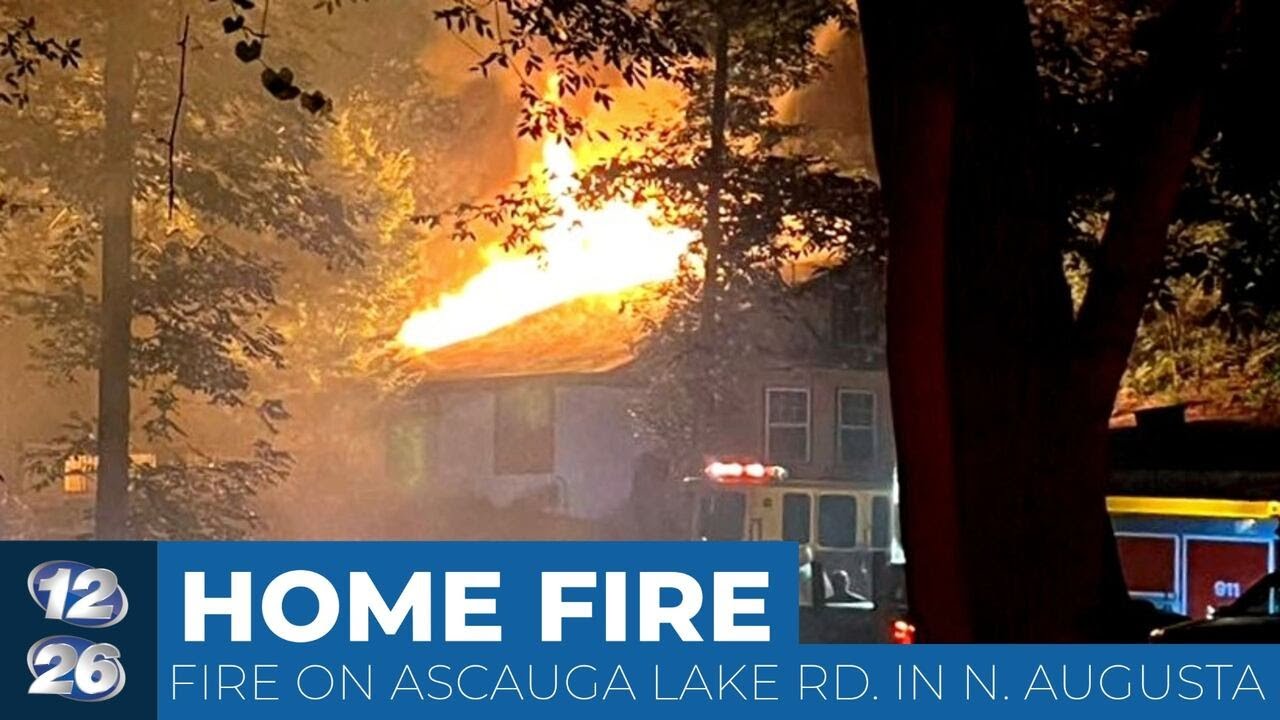 Crews respond to home fire on Ascauga Lake Road - YouTube