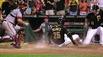 ARI@PIT: Marte ties game with two-run triple in 9th