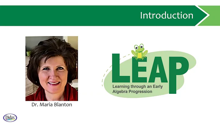 3-5 Webinar: Early Algebra Program from TERC