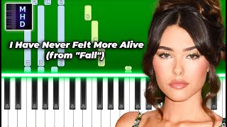 Madison Beer - I Have Never Felt More Alive - Piano Tutorial