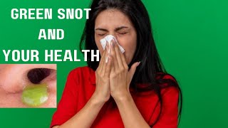 What Does the Color of Your Nose Mucus mean. ? | what Green snot says about your Health | #ytvidoe