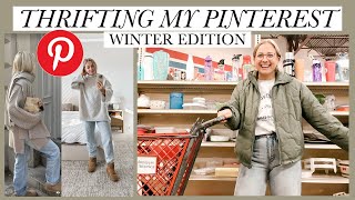 THRIFTING MY PINTEREST - WINTER EDITION