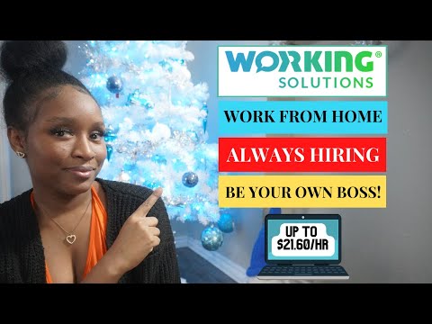 Working Solutions High Paying Work At Home Job-  Make Your Own Schedule + No Experience Needed #wfh