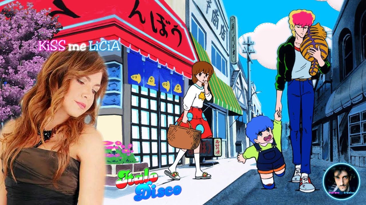 CRISTINA D'AVENA - KISS ME LICIA (Italo Disco Remix 2018) Music Video