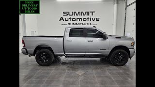 2024 RAM 2500 BIG HORN LVL 1 6 4L HEMI BILLET SILVER 4K WALKAROUND 16042Z
