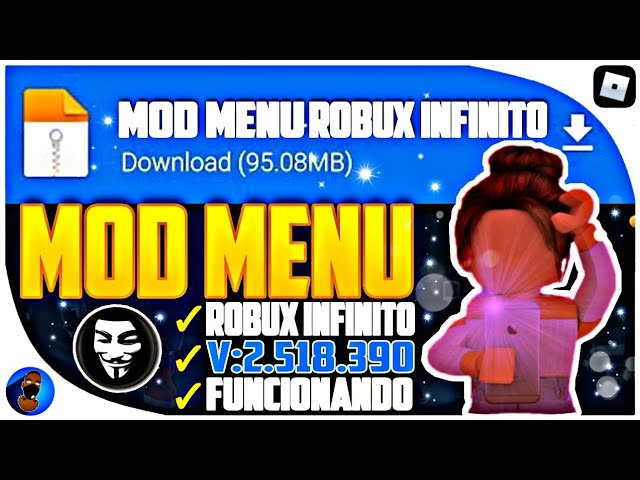 NOVO/ MOD MENU DE ROBLOX FUNCIONANDO/ DANDO ROBUX INFINITO?/ COMO