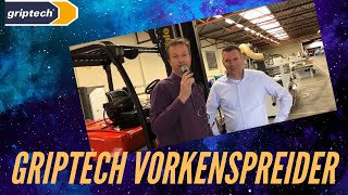 Vorkenspreider met integrale Sideshift van Griptech|