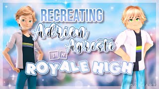 Recreating ADRIEN AGRESTE in ROYALE HIGH! | KaisyKit8