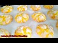 Lemon Crinkle Cookies Recipe || How to Make Lemon Cookies ||
