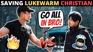 SAVING A LUKEWARM CHRISTIAN FROM H*LL! (Go All In Bro…)