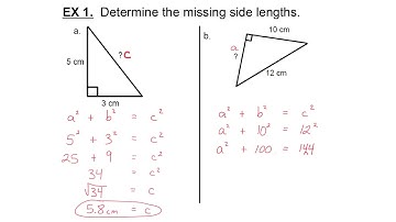 MPM1D 1-3-2 Pythagorean Theorem
