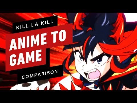 Kill La Kill Game to Anime Comparison