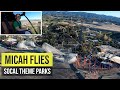 Helicopter View of SoCal Theme Parks | L.A. Shutdown