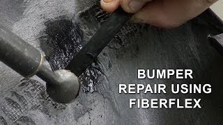 Bumper Repair with Plastic Welder