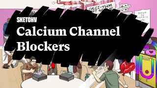 Calcium Channel Blockers:Impact on the Cardiac and Smooth Muscle(Pt 1)|Sketchy Medical |USMLE Step 1 screenshot 4