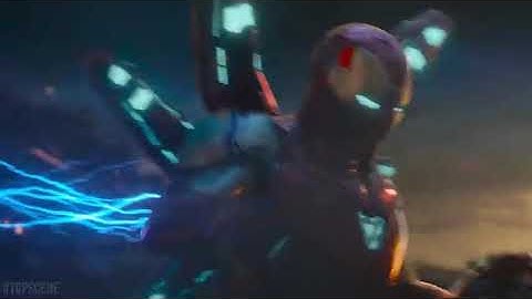 Tony , thor and  steve  vs  thanos  fight  scene