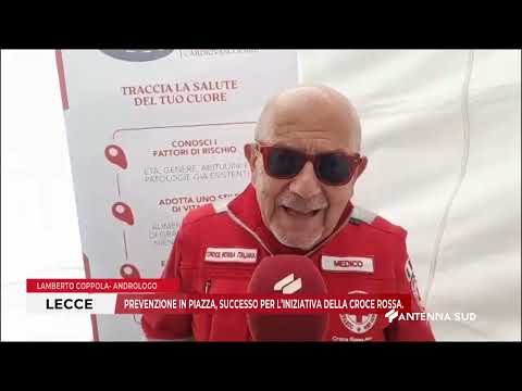 Video 02 MAGGIO 2026 - LECCE - PREVENZIONE IN PIAZZA, SUCCESSO PER LINIZIATIVA DELLA CROCE ROSSA