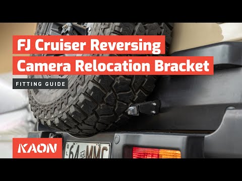 Reversing Camera Relocation Bracket to suit Toyota FJ Cruiser – Fitting & Installation Guide