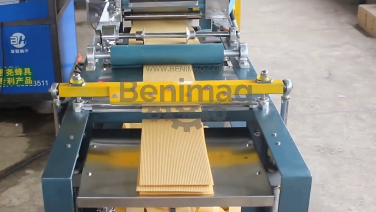 MAQUINA PARA HACER LAMINAS CON CERA DE ABEJA