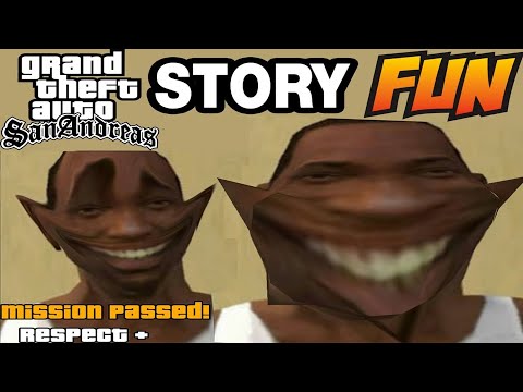 GTA SA Funny Story New Characters Movie Modded Cutscenes (4K)