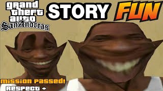 GTA SA Funny Story New Characters Movie Modded Cutscenes (4K)