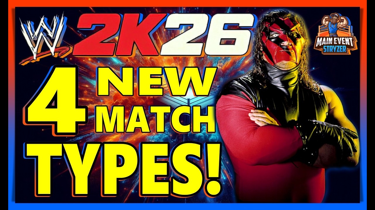 WWE 2K26 Adds 4 NEW Match Types!