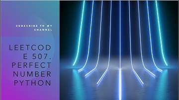 Leetcode 507. Perfect Number python