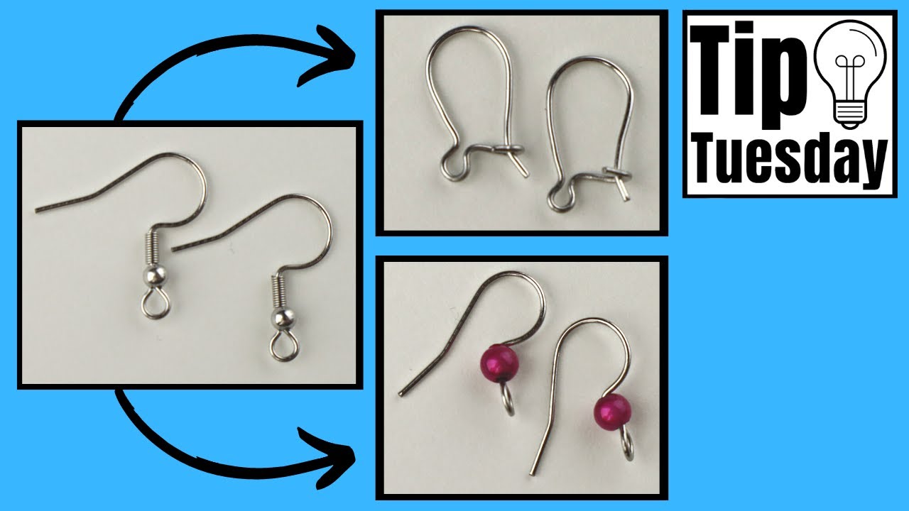 Shephard hook earring wires - mini tutorial 