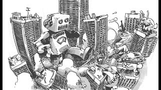 Giant robot destroying city (digital drawing) - Timelapse by dr. Draw 2,502 views 3 months ago 8 minutes, 20 seconds