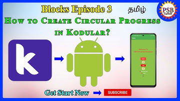 How to Create Circular Progress in Kodular? | Episode 3 | Circular Progress | #Kodular_Tutorial #PSB